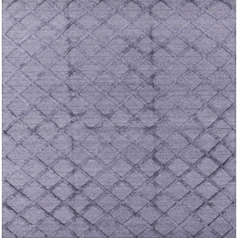 Ahgly Company Indoor Square Mid-Century Modern Area Rugs, 6' Square