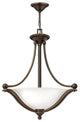 Hinkley Bolla Large Pendant, Olde Bronze With Opal Glass