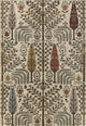 Abani Mesa MES130A Beige Tree of Life Print Area Rug