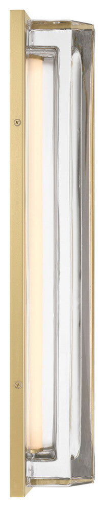 Langferd, Outdoor, 24", Gold, Clear Glass