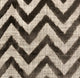 Oblique Zigzag Luxury Throw Pillow in Beige Tones, 12"x25"
