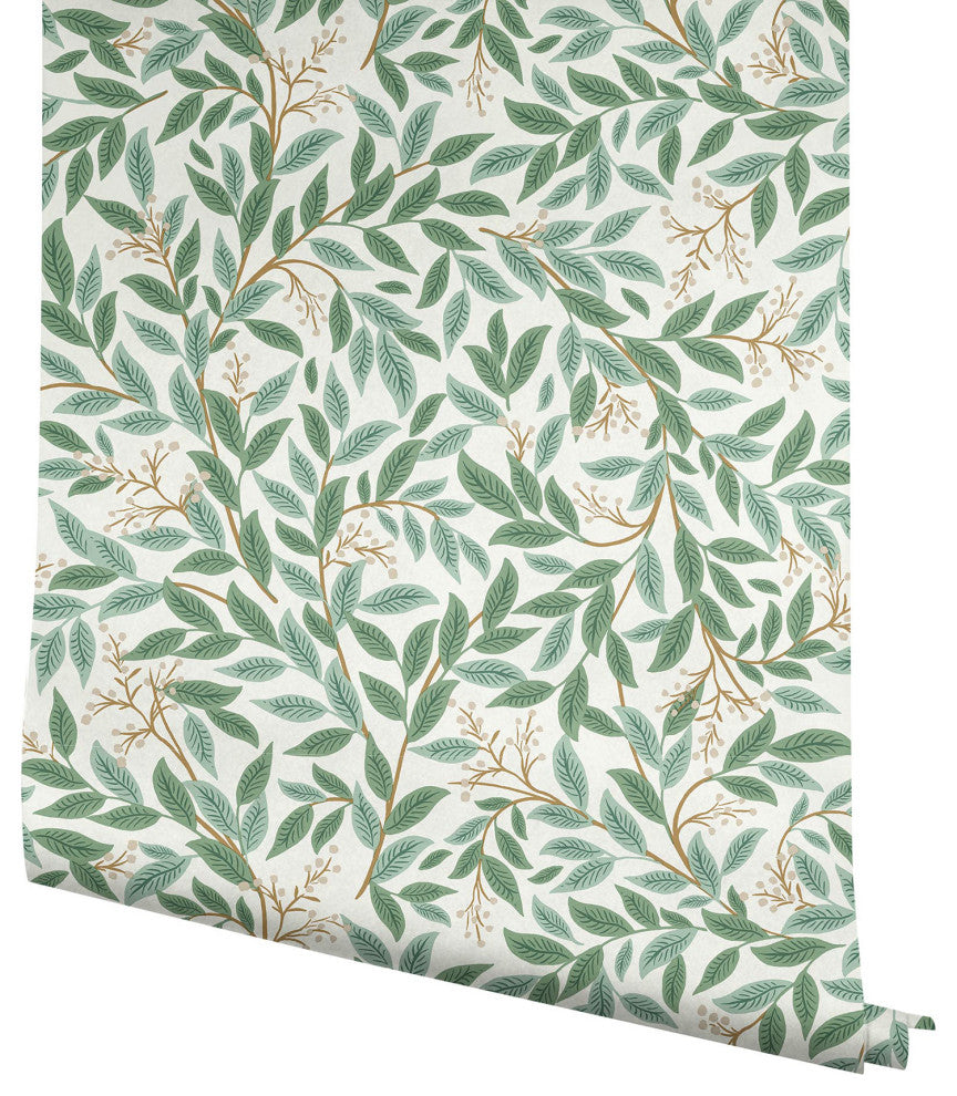 Willowberry Emerald Wallpaper