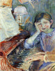 Berthe Morisot Julie Listening Wall Decal