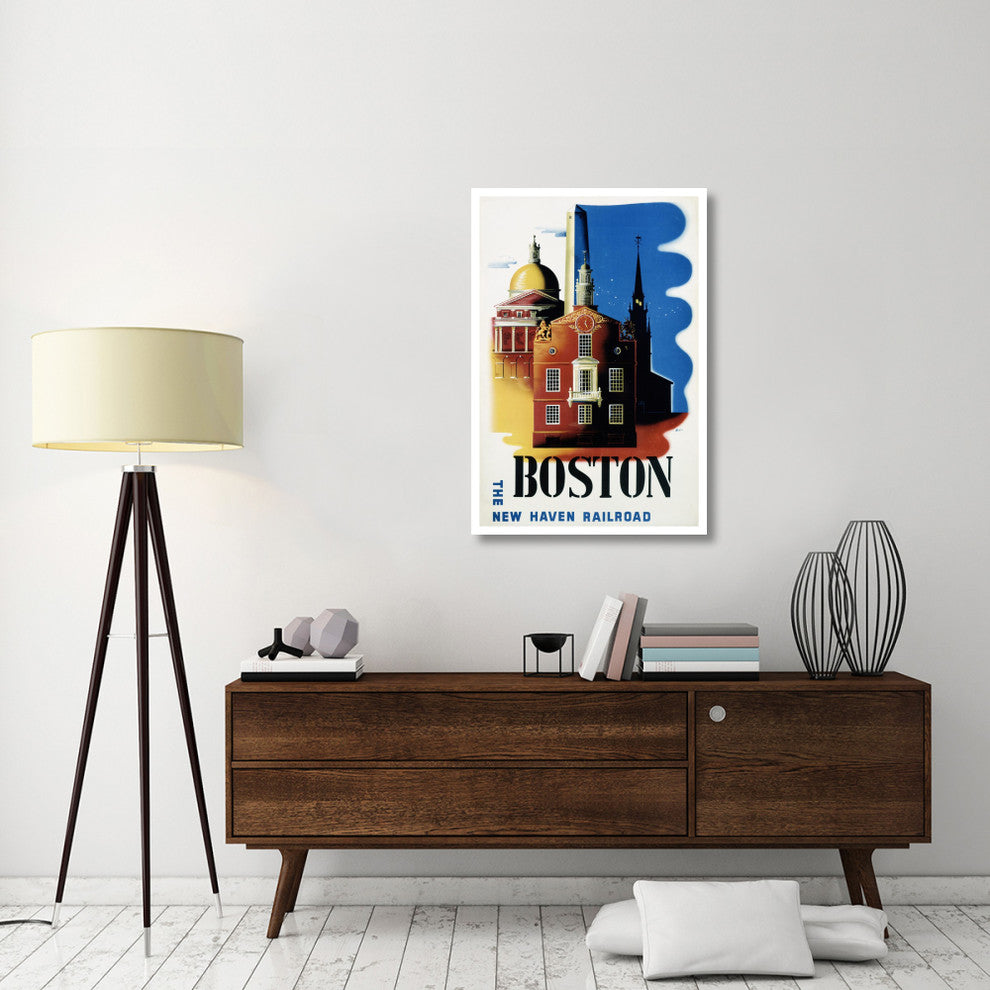"New Haven Railroad / Boston" Digital Paper Print by Ben Nason, 29"x42"