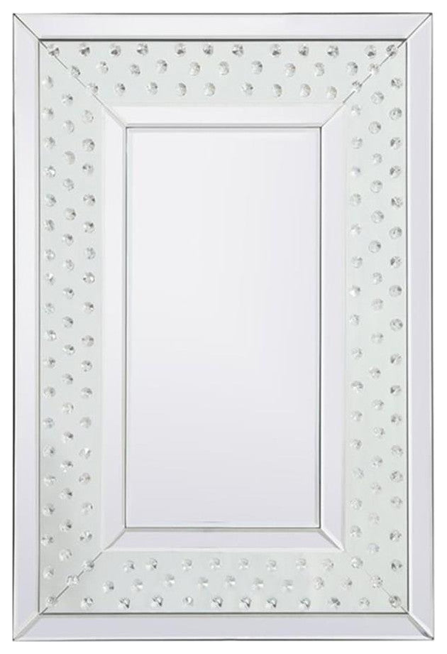 Elegant Decor Sparkle Decorative Mirror Clear