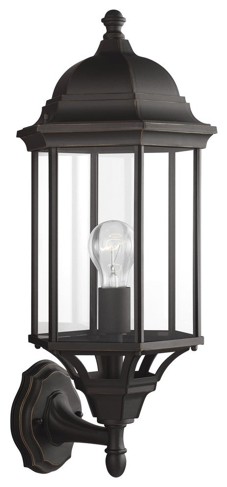 Generation Lighting Lighting Large 1-Light Uplight Outdoor Lantern, Bronze
