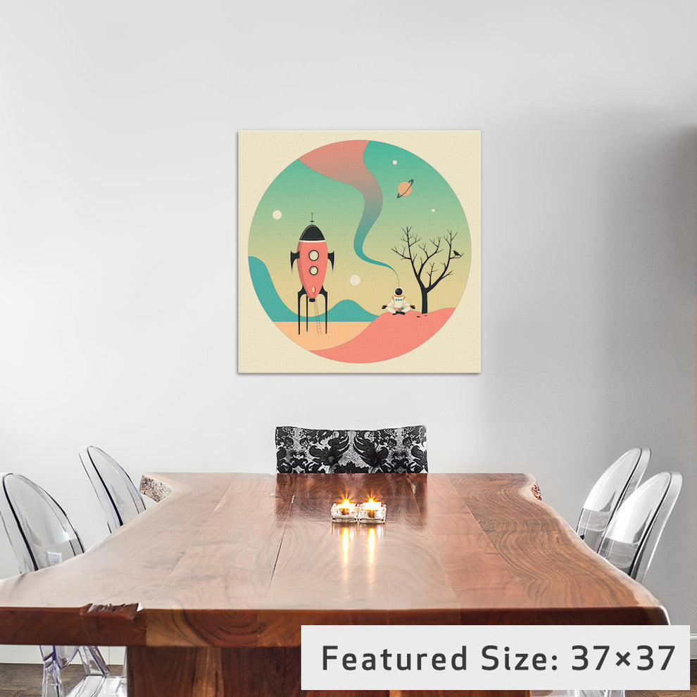 "Explore II" by Jazzberry Blue, 37x37x1.5