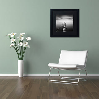 "Direction" Matted Framed Canvas Art by Moises Levy