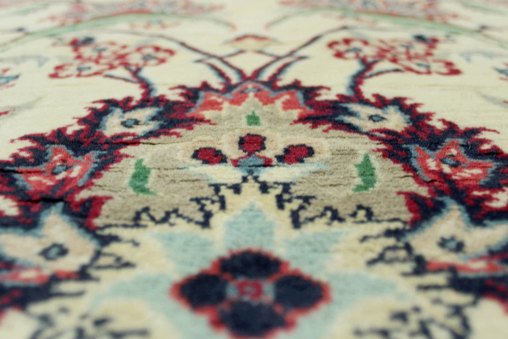 Pak-Persian Kazvin Ivory Rug 12'2"x18'2"