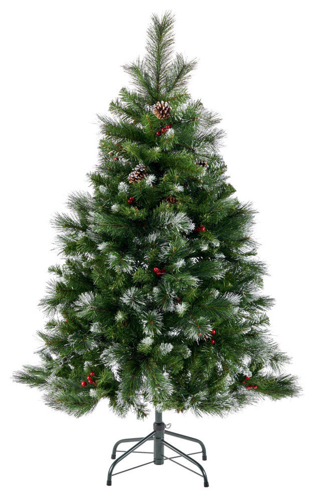 4.5' Mixed Spruce Artificial Christmas Tree, Unlit