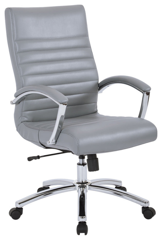 Executive Mid-Back Chair, Gray