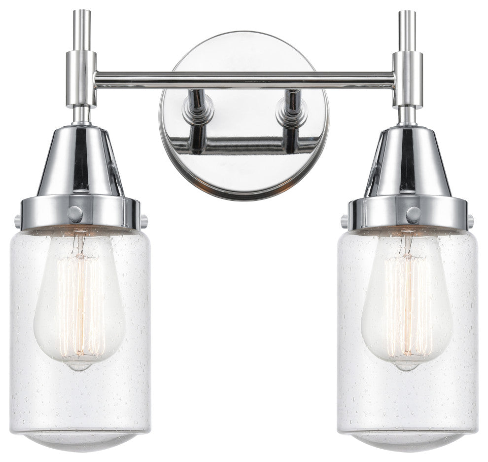 INNOVATIONS LIGHTING 447-2W-PC-G314-LED Caden 2 Light 17 inch Bath Vanity Light