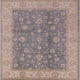 Ahgly Company Indoor Square Mid-Century Modern Area Rugs, 5' Square