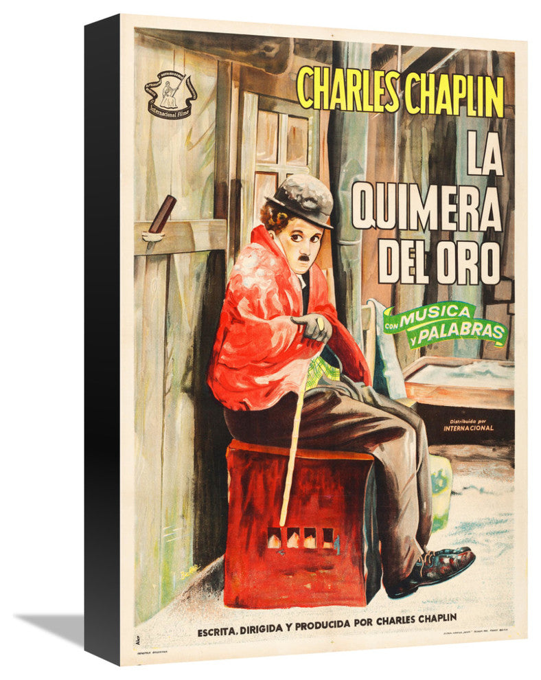 Charlie Chaplin, Spanish, The Gold Rush, 11x16
