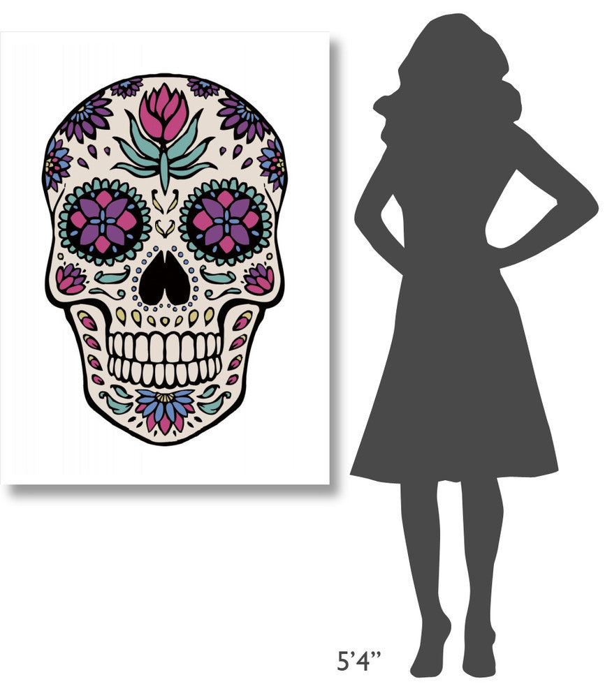 "Sugar Skull IV" Digital Paper Print by Janelle Penner, 33"x46"