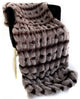 Plutus Brown Fluffy Bunni Faux Fur Luxury Throw Blanket, Throw 60"W x 84"L