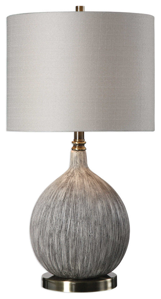 Uttermost Hedera Textured Ivory Table Lamp