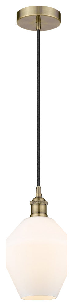 Innovations 616-1P-AB-G651-8 1-Light Mini Pendant, Antique Brass