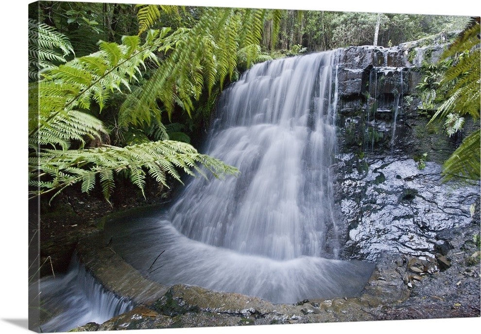 "Silver Falls" Wrapped Canvas Art Print, 36"x24"x1.5"
