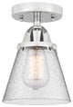 Small Cone Semi-Flush Mount, Polished Chrome, Seedy, Seedy