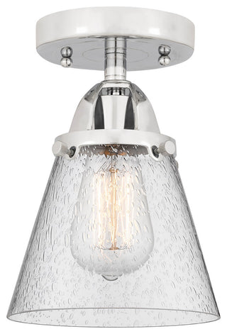 Small Cone Semi-Flush Mount, Polished Chrome, Seedy, Seedy