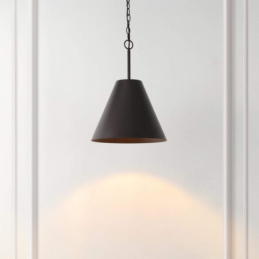 Safavieh Jenner 15" Pendant, Oil Rub Bronze