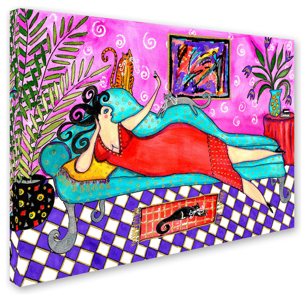Wyanne 'Big Diva New Diamond Ring' Canvas Art, 47"x35"
