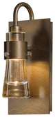 Erlenmeyer ADA Sconce, Bronze Finish, Clear Glass