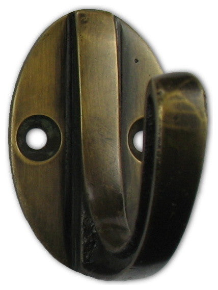 Oval Back Carved-Side Hook