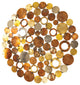 Pomeroy Novell Round Wall Decor, Mixed Metals
