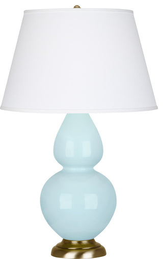 Double Gourd Table Lamp, Baby Blue
