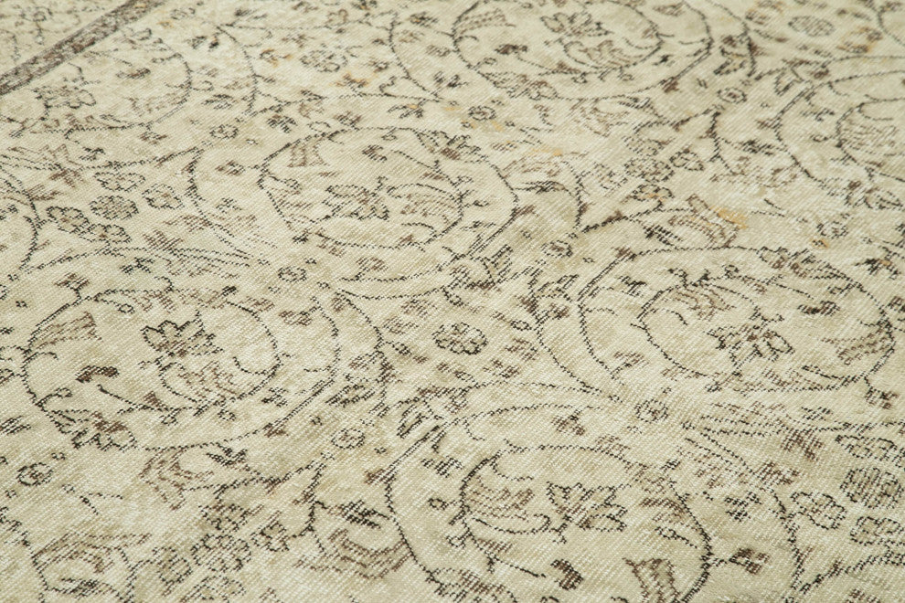 Rug N Carpet - Handmade Oriental 6' 3" x 9' 8" Unique Vintage Rug