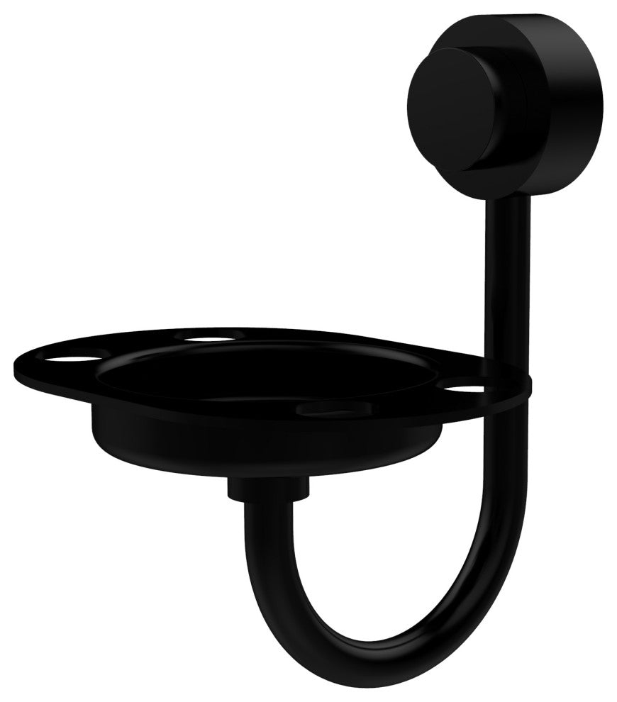 Venus Toothbrush Holder, Matte Black