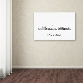 Marlene Watson 'Las Vegas Nevada Skyline' Canvas Art, 47x30