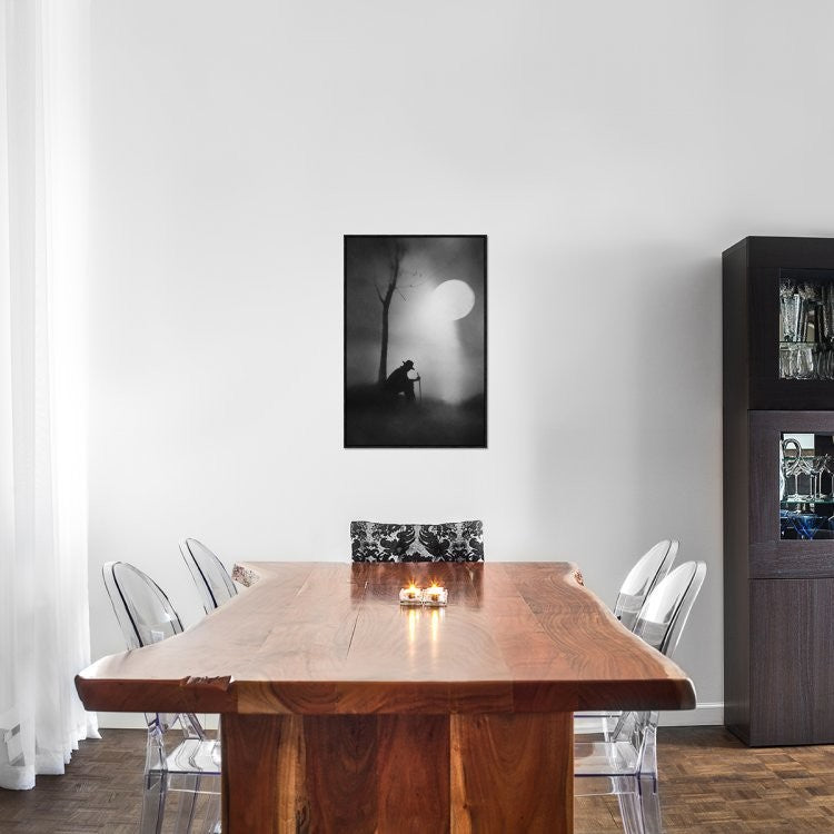 "Monologue" Framed Canvas Giclee by Jay Satriani, 21x31"