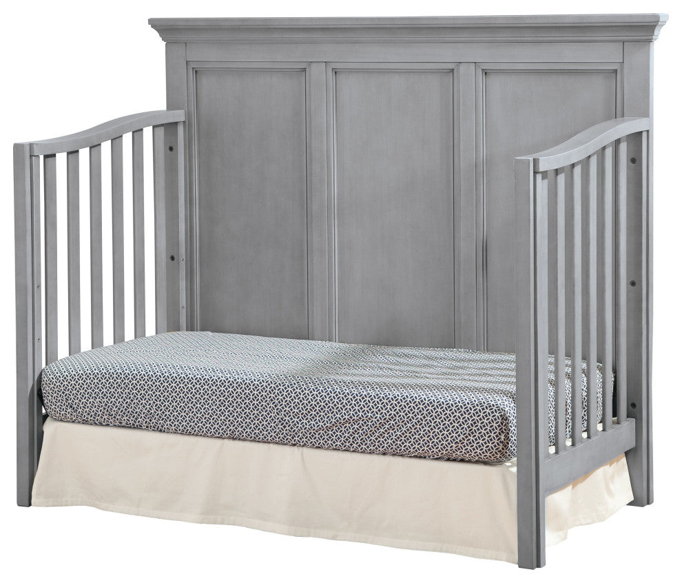 Hanley 56"W Wood Convertible Crib, Cloud