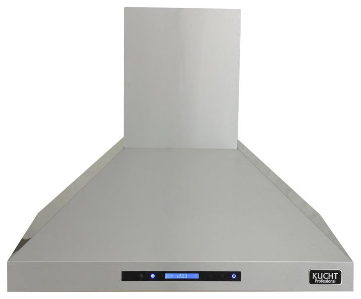 Kucht Professional 36" Modern Stainless Steel Wall Mounted Range Hood in Silver