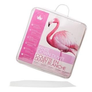 White Down Comforter, King, Summer Weight