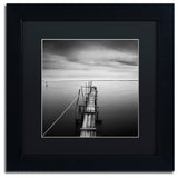"Direction" Matted Framed Canvas Art by Moises Levy