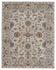 Weave & Wander Mattias Persian Rug, Stone Gray/Red/Blue, 10' X 14'