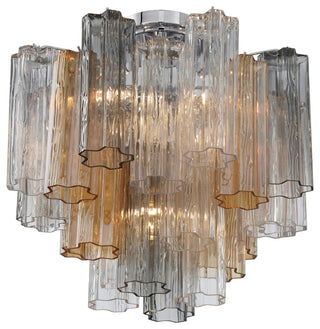 Crystorama Lighting Group ADD-300-AU_CEILING Addis 4 Light 18"W - Polished