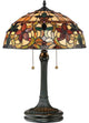Quoizel TF878T Two Light Table Lamp Kami Vintage Bronze