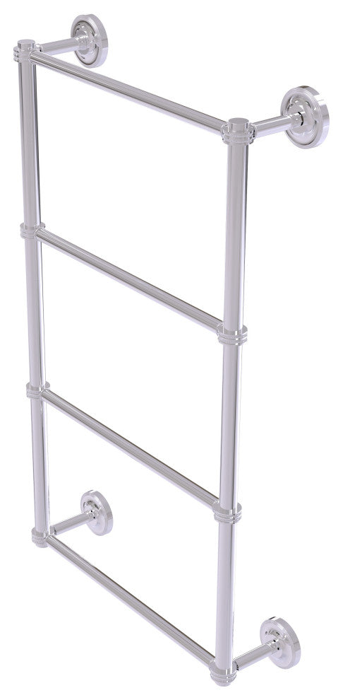 Prestige Regal 4-Tier 36" Ladder Towel Bar with Dotted Detail, Polished Chrome