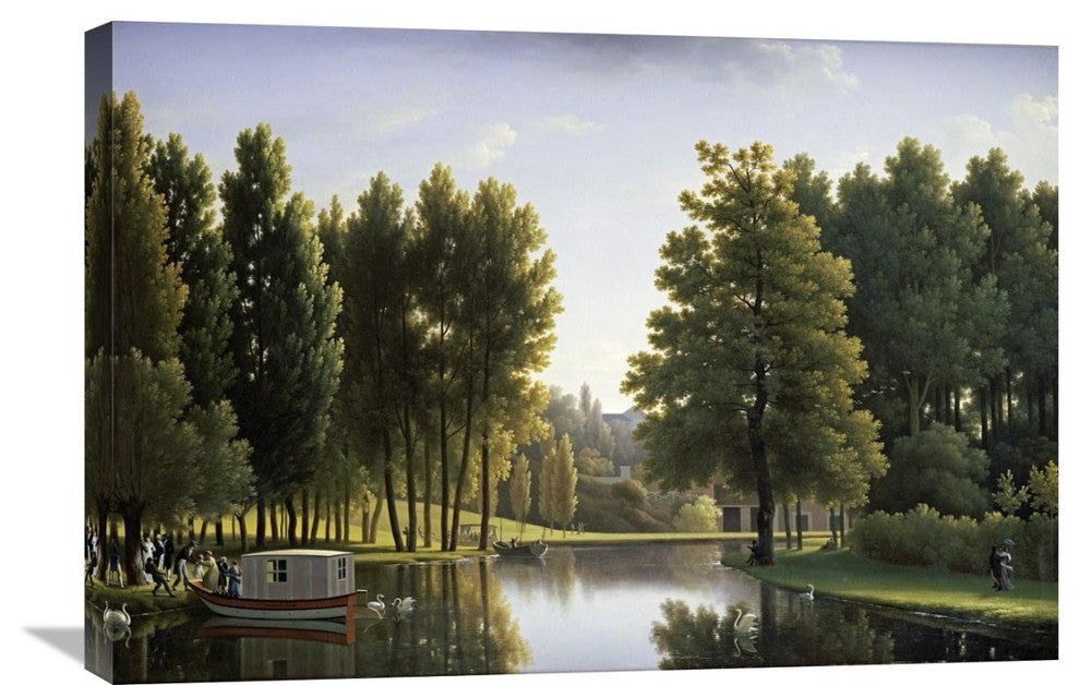 "Le Parc De Mortefontaine" Artwork, 30" x 20"