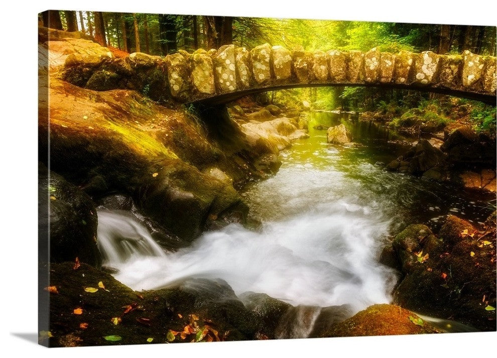 "Saut des Cuves" Wrapped Canvas Art Print, 48"x32"x1.5"