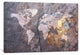 "World Map On Stone Background" Wrapped Canvas Print, 18x12x1.5