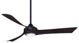 Fanimation Wrap Custom Ceiling Fan Dark Bronze/Dark Walnut with LED Light, 60"
