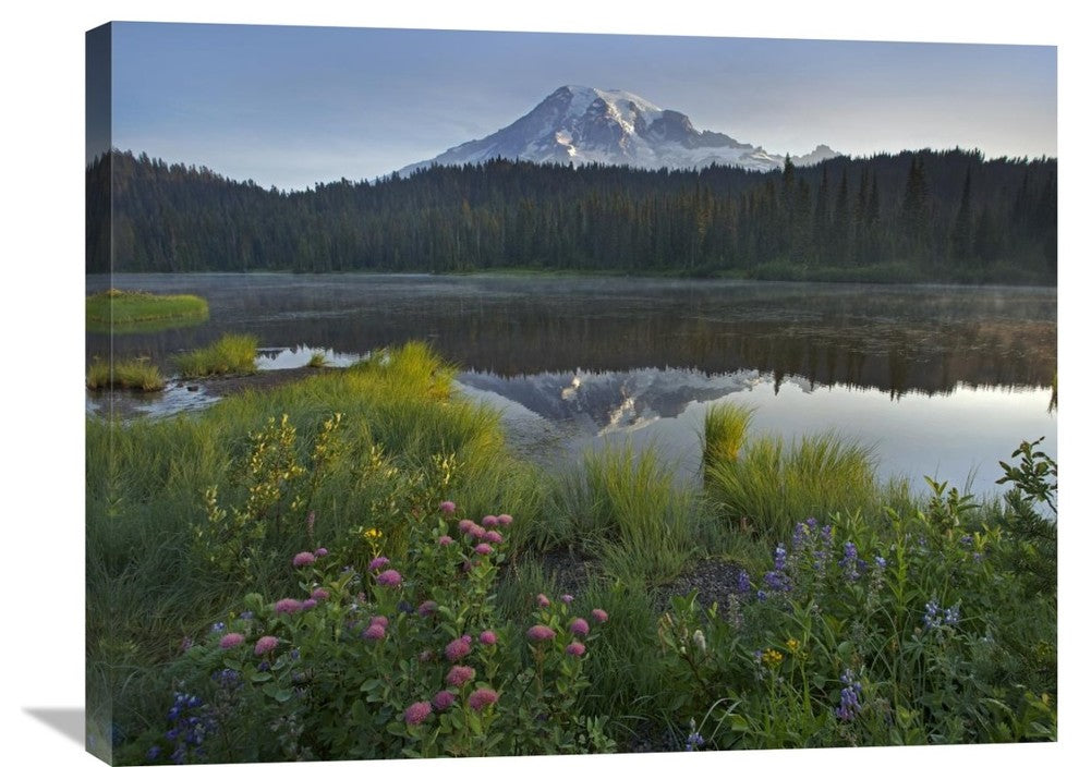 "Mount Rainier And Reflection Lake, Mount Rainier National Park, WA" Artwork