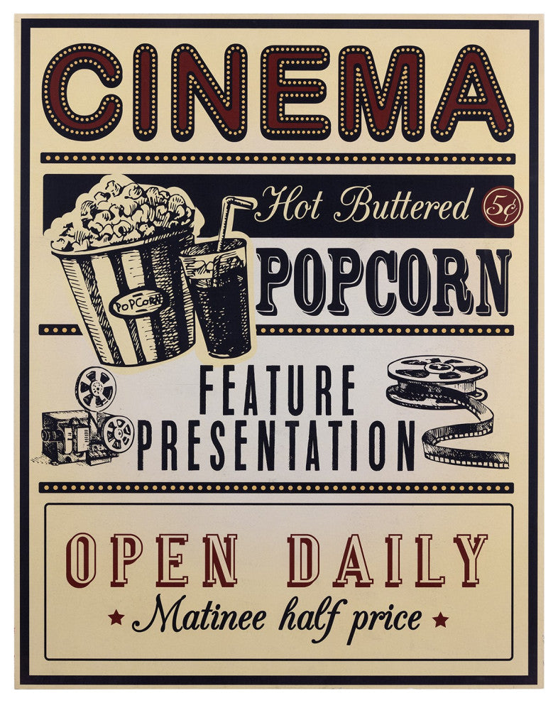 Cinema Themed Wall Art