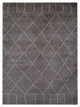 Hand Knotted Silk Area Rug Geometric Beige